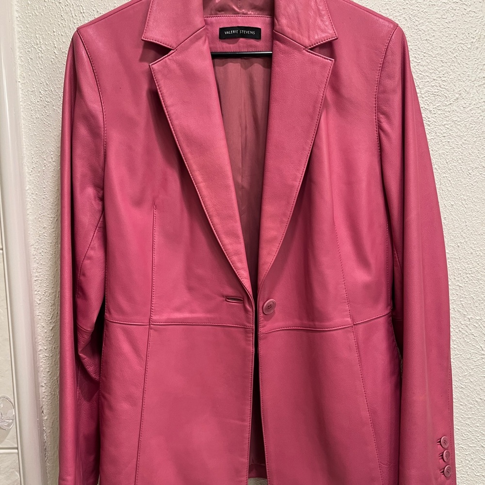 Valerie Stevens Pink Tailored Blazer